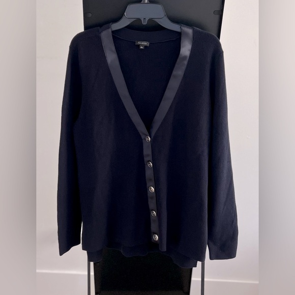 Talbots Sweaters - Talbots Navy Blue Buttons Cardigan Sweater - Large
